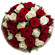 букет из красных и белых роз. Болгария